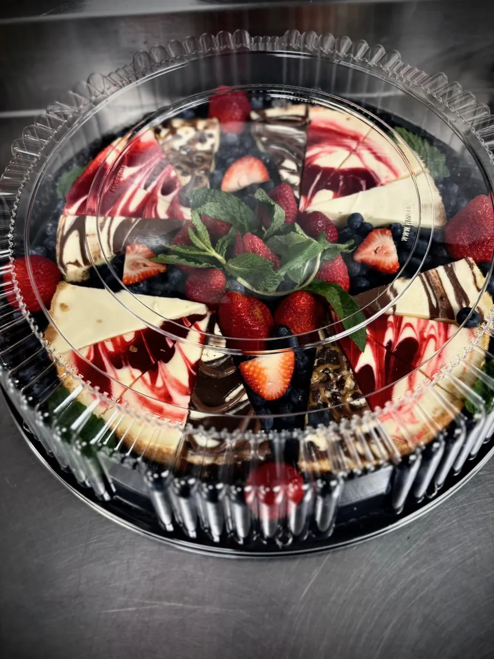 Fresh fruit and berry board by 954 Catering