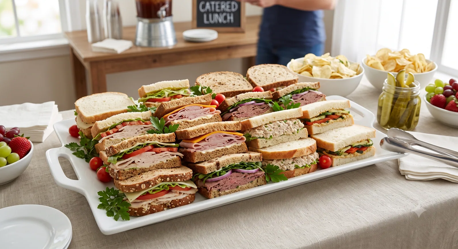 Sandwich Platter by 954 Catering &mdash; Office Lunch catering in South Florida
