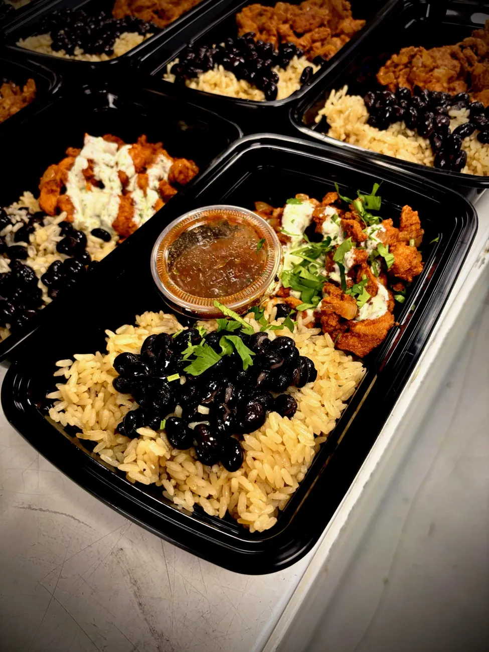 Shrimp cocktail platter by 954 Catering