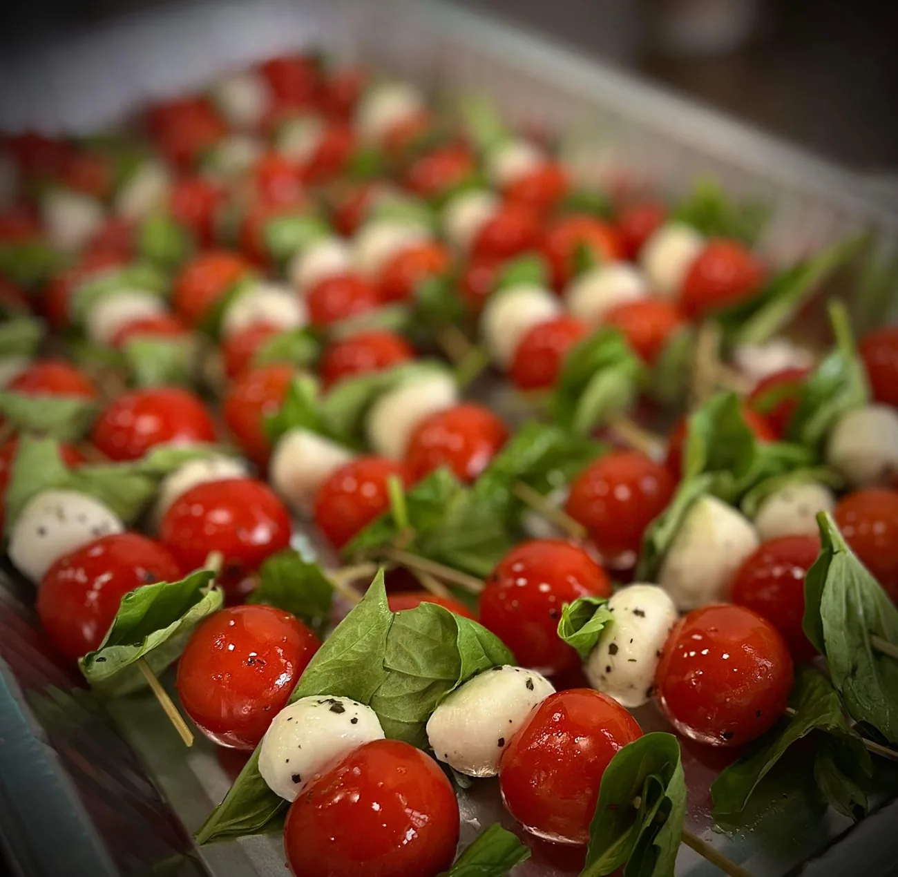 Caprese skewers by 954 Catering