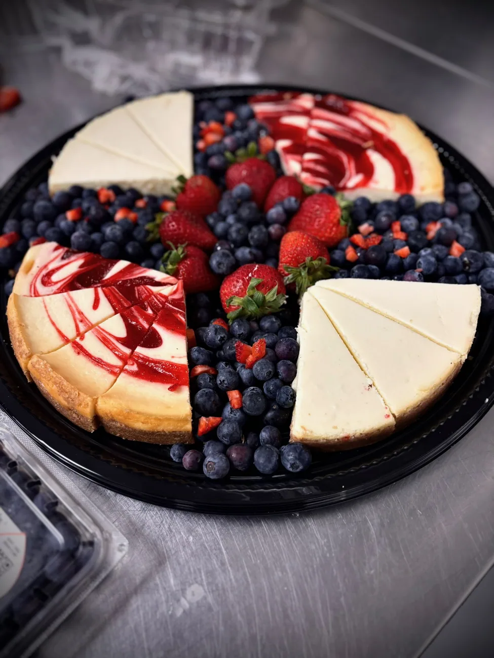 Fresh fruit and berry board by 954 Catering